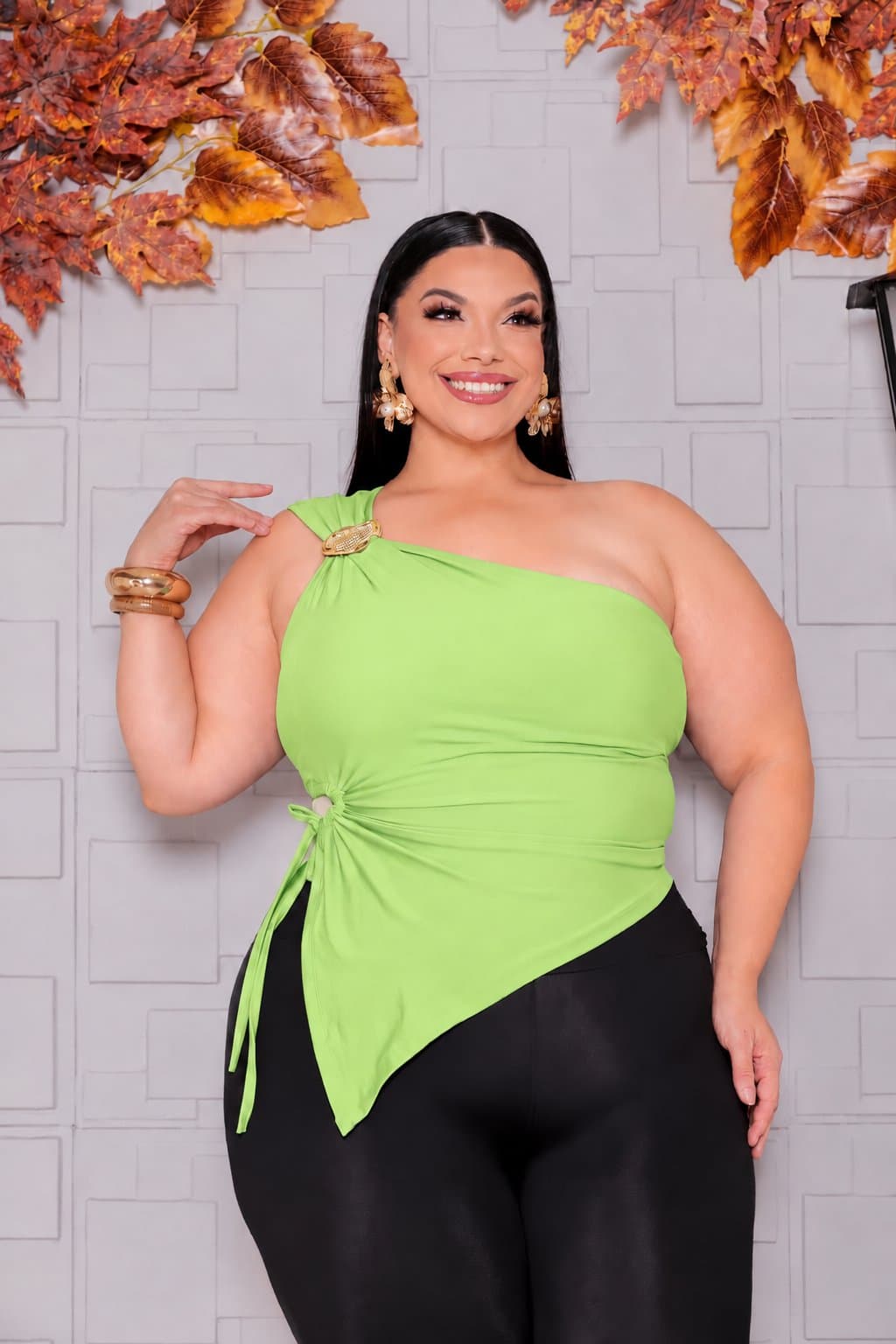 BLUSA LUANA — Verde limão