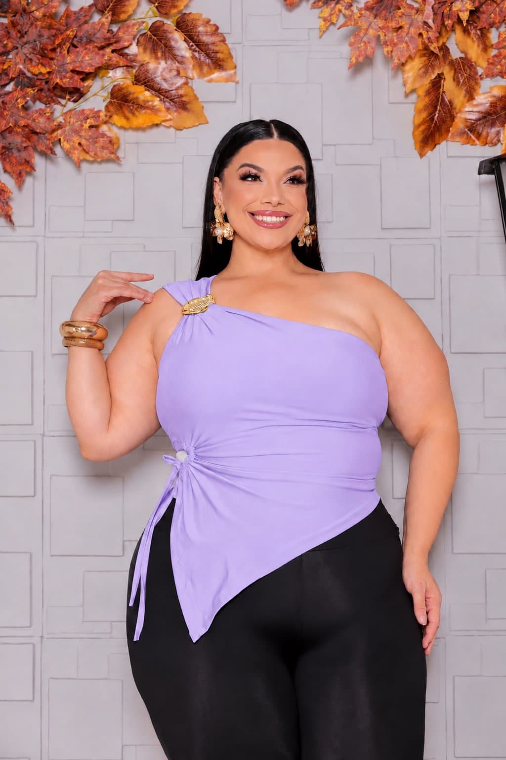 BLUSA LUANA — Lilás