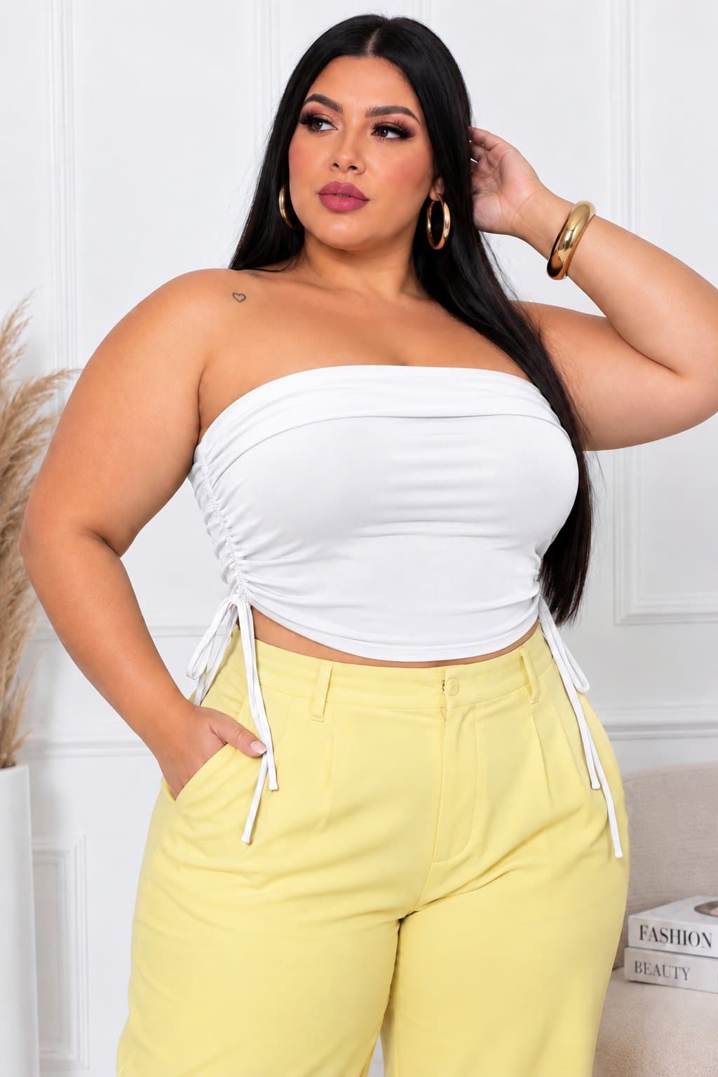 CROPPED JADE — Branco