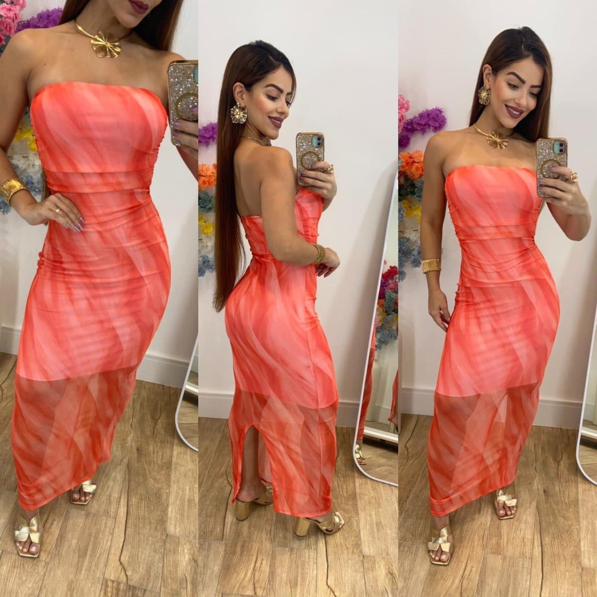 Vestido TQC Franzido #64