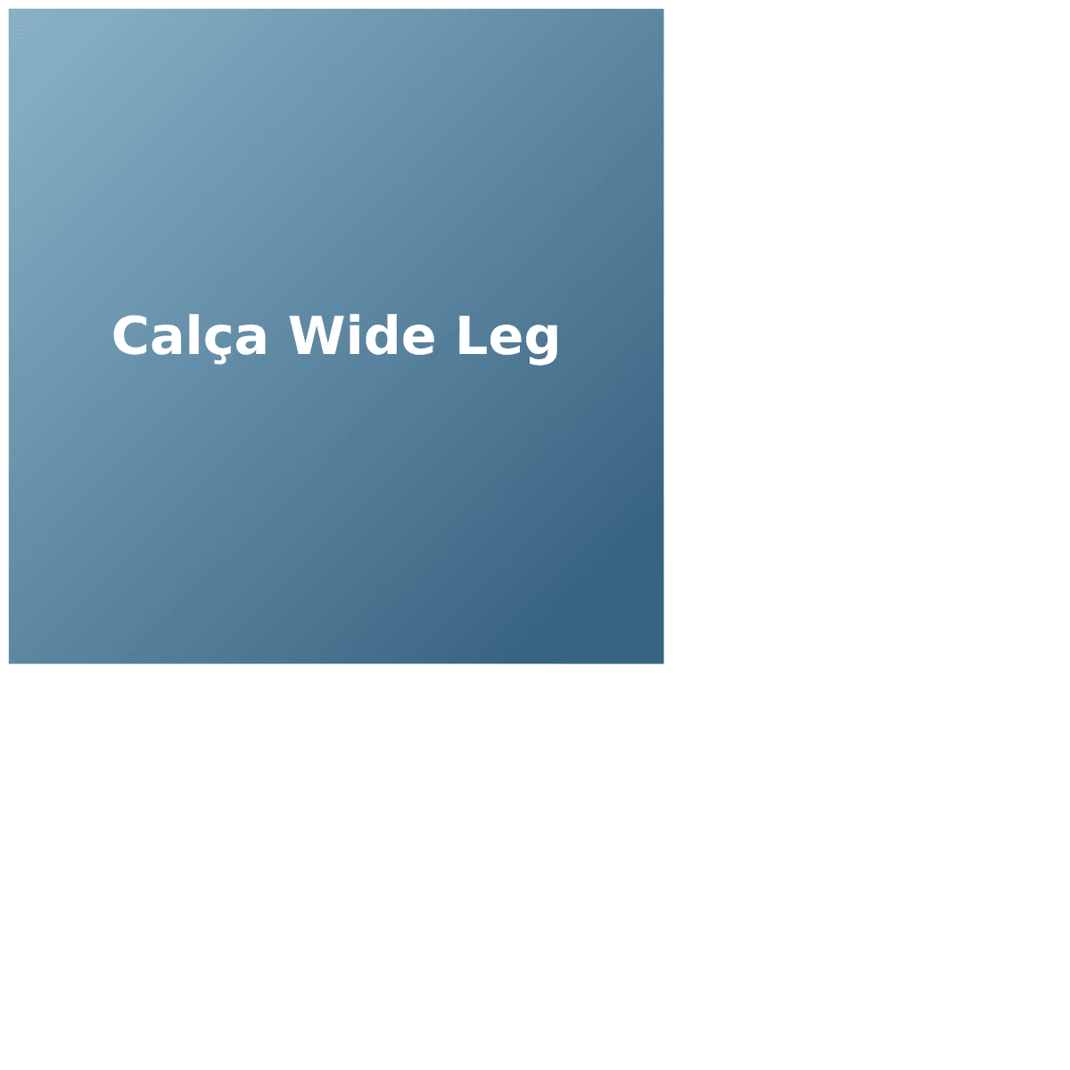Calça Wide Leg QA