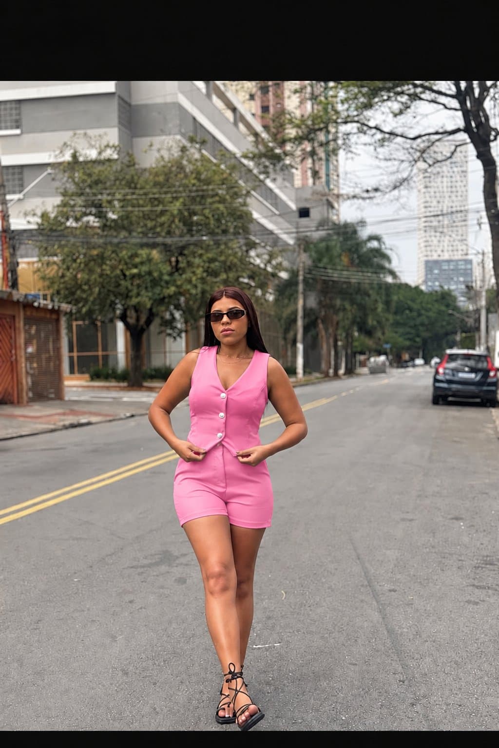 Conjunto alfaiataria — Rosa / M
