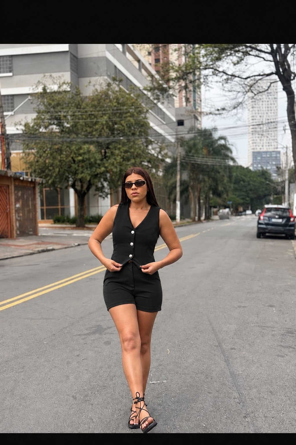 Conjunto alfaiataria — Preto / M