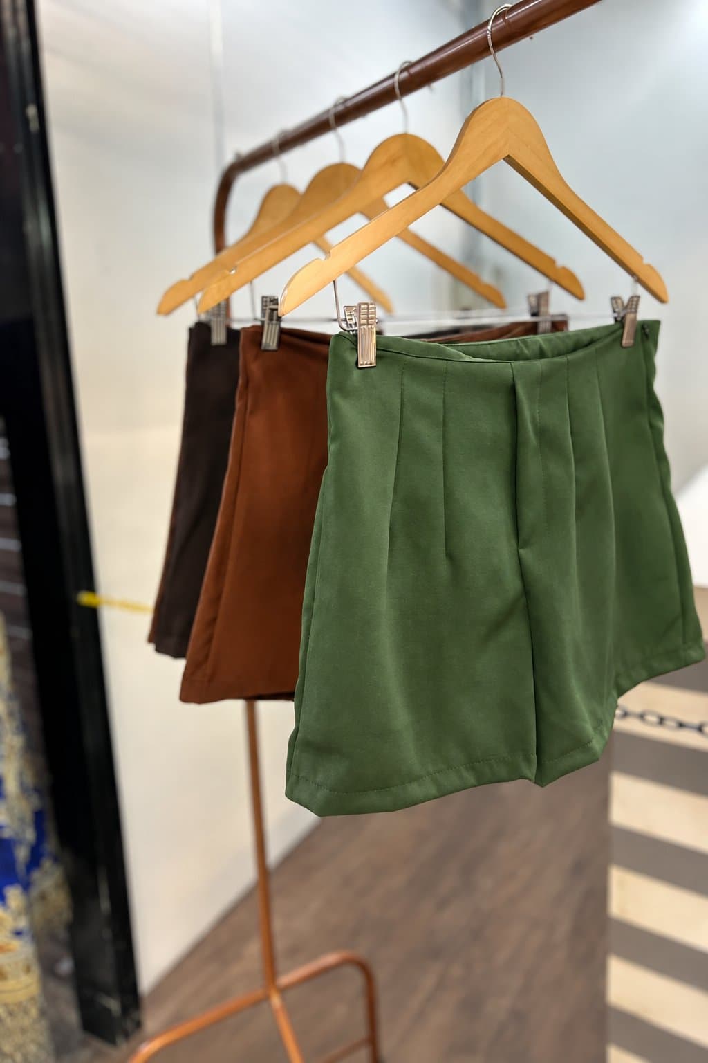Shorts zara — Verde / M