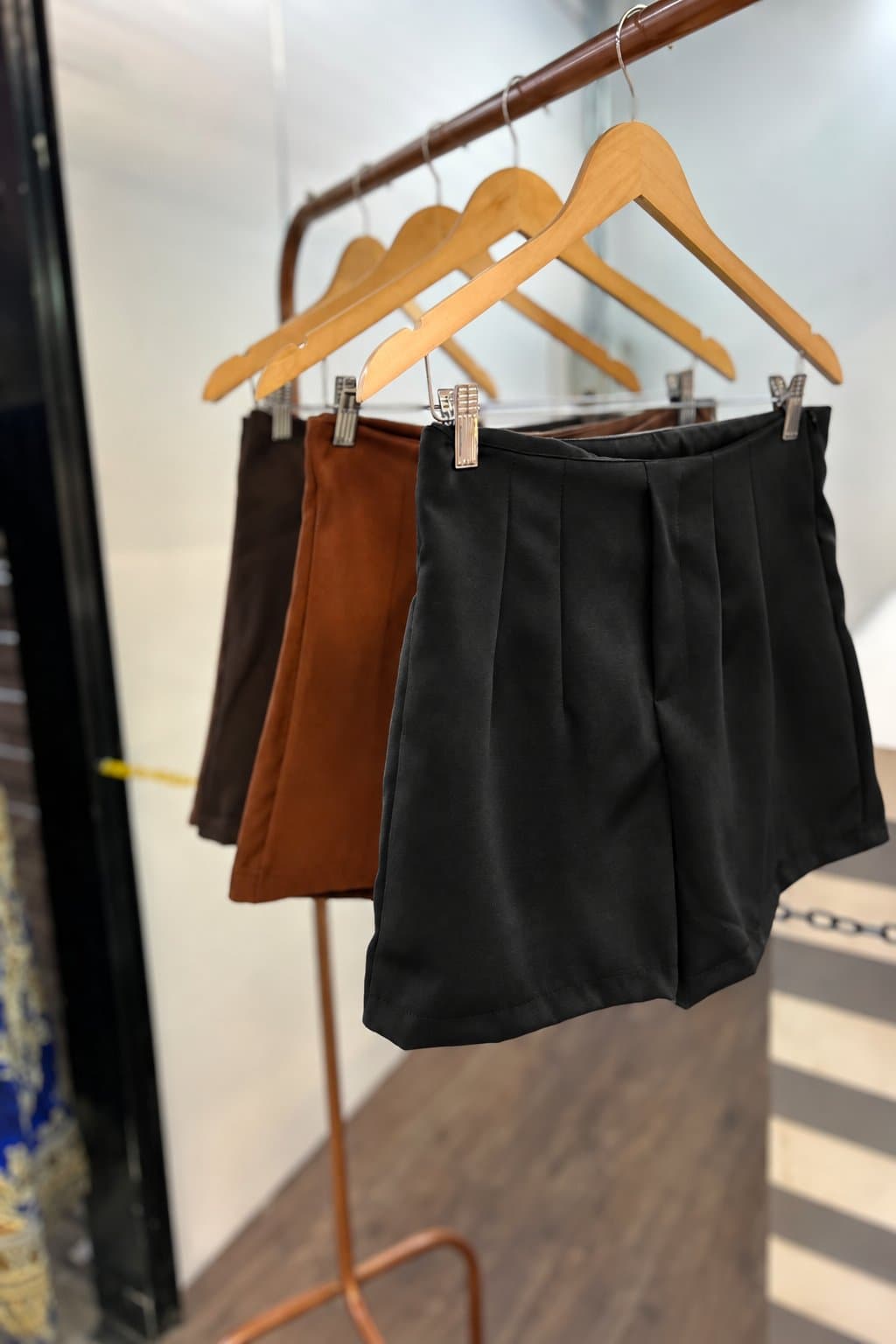 Shorts zara — Preto / M