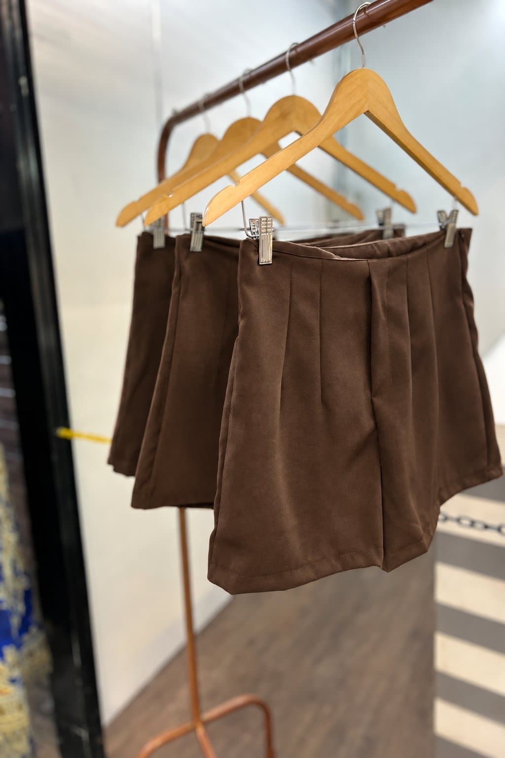 Shorts zara — Marrom / M