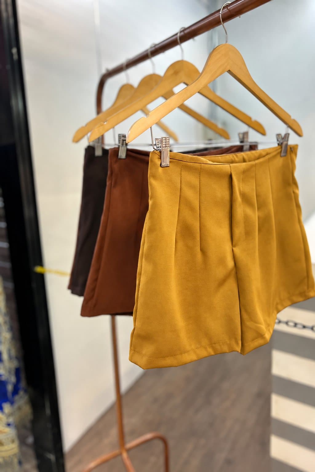 Shorts zara — Mostarda / M