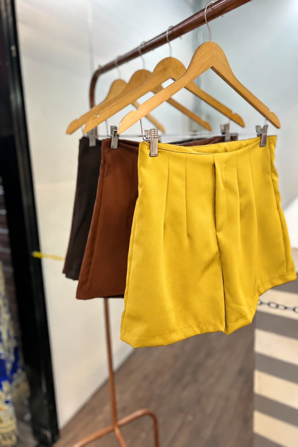 Shorts zara — Amarelo / M