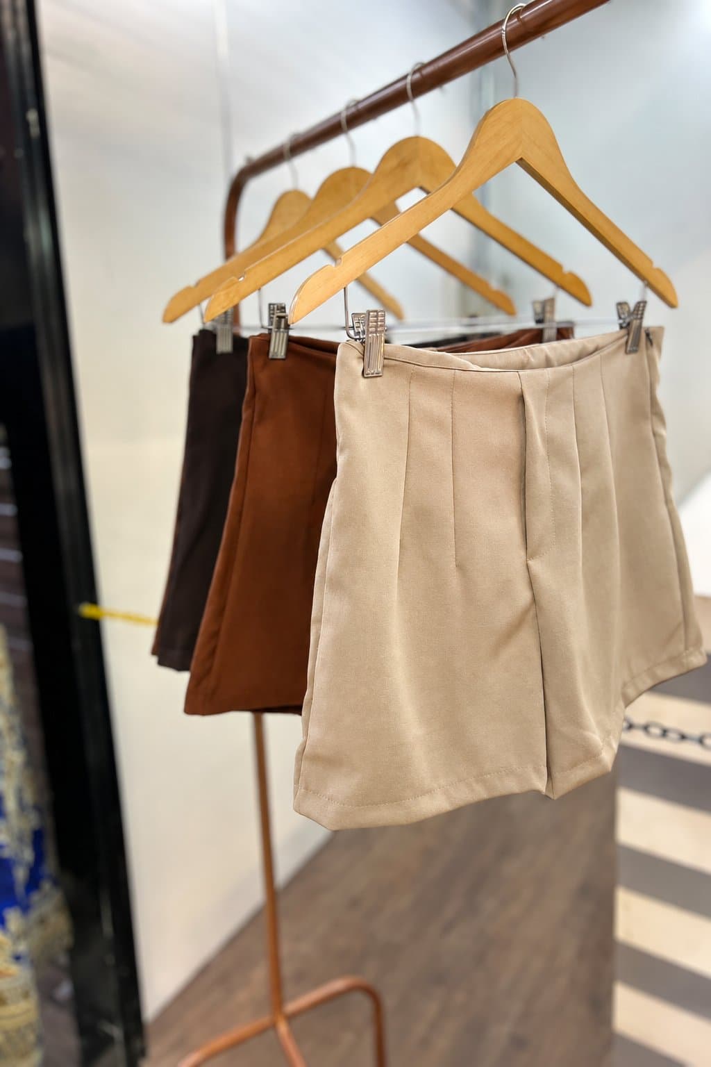Shorts zara — Bege / M