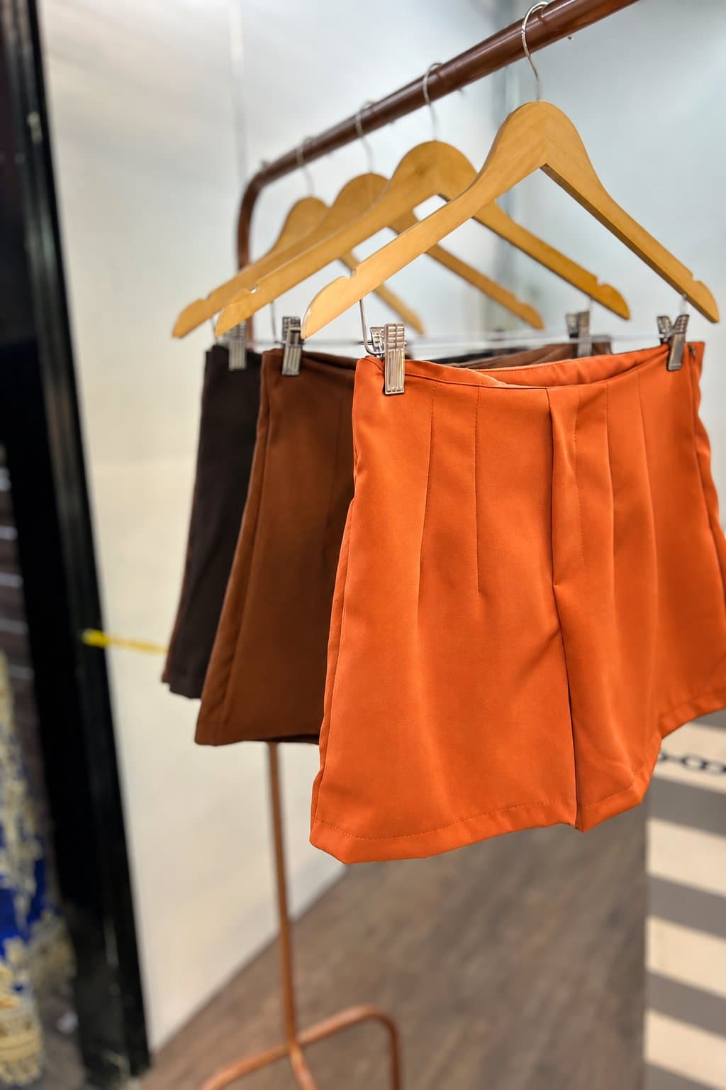 Shorts zara — Laranja / M