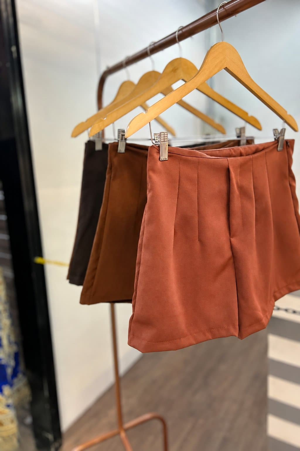 Shorts zara — Terracota / M
