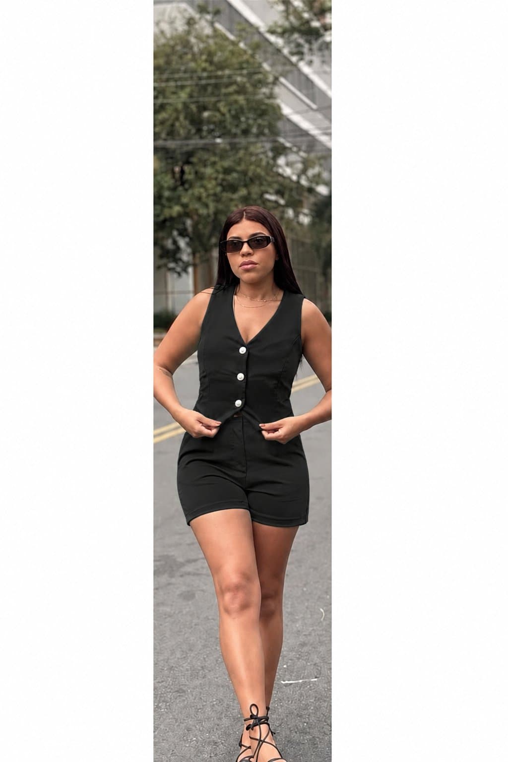 Conjunto alfaiataria — Preto / M
