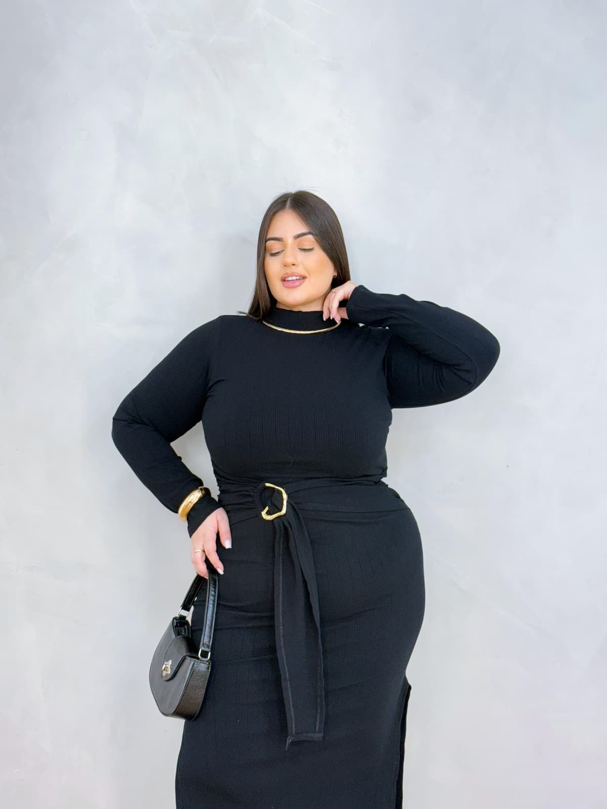 VESTIDO GABRIELA • CANELADO PREMIUM