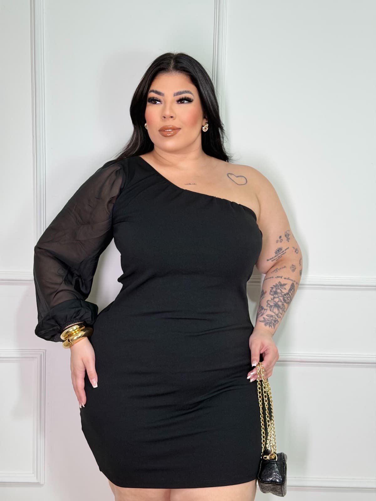 VESTIDO MULA MANGA • CANELADO PREMIUM