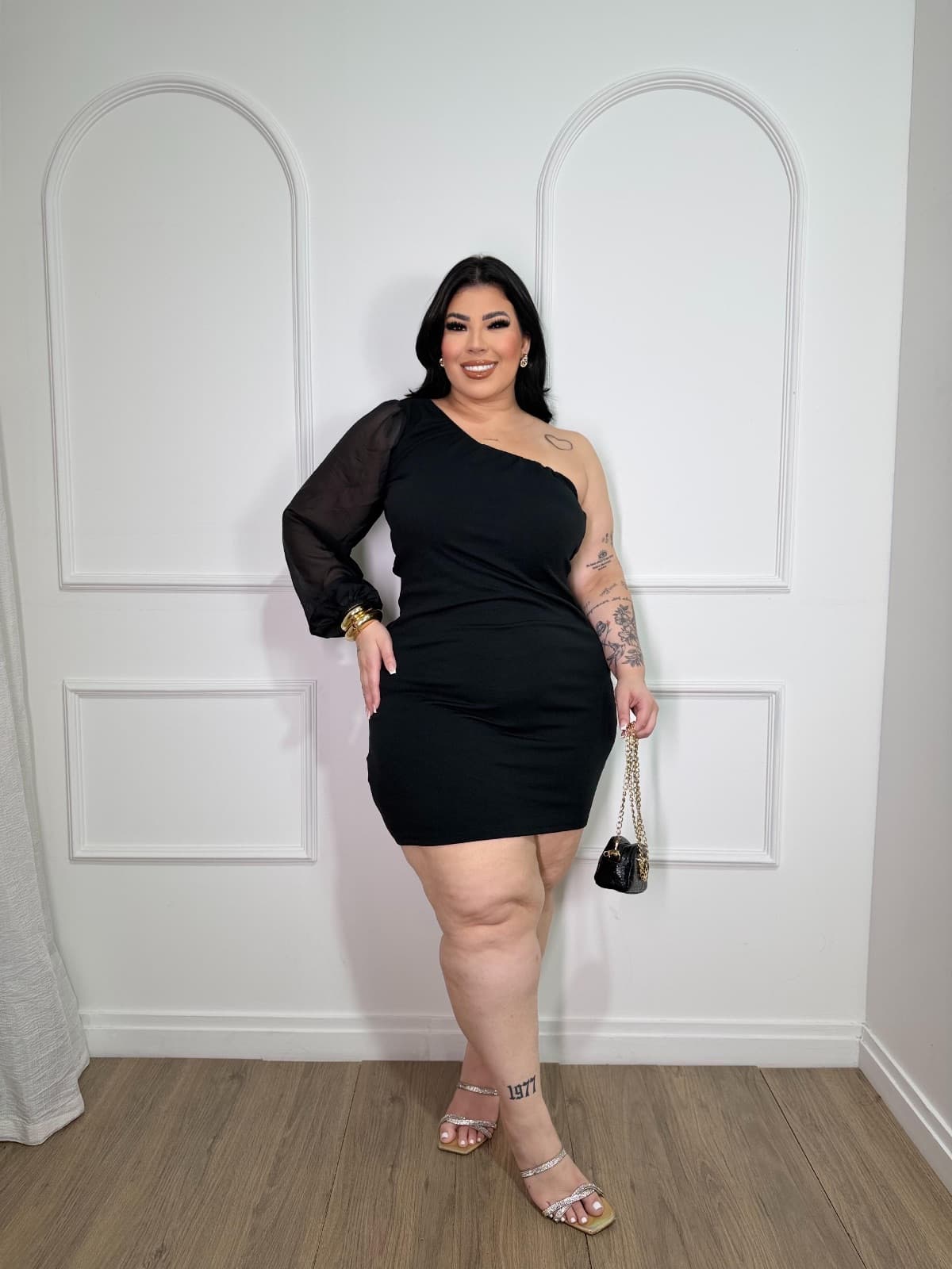 VESTIDO MULA MANGA • CANELADO PREMIUM