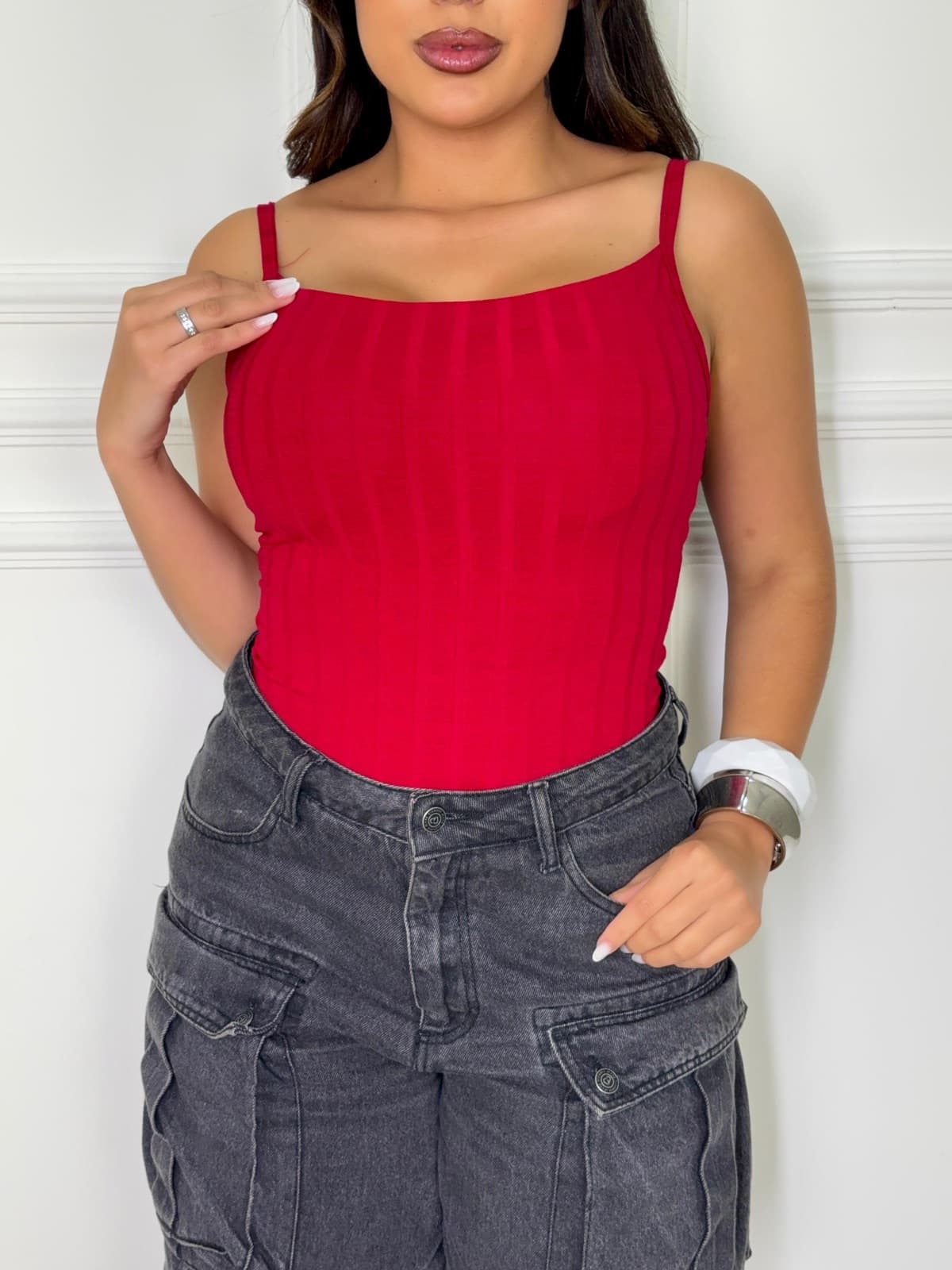 BODY ATENÁ — Vermelho