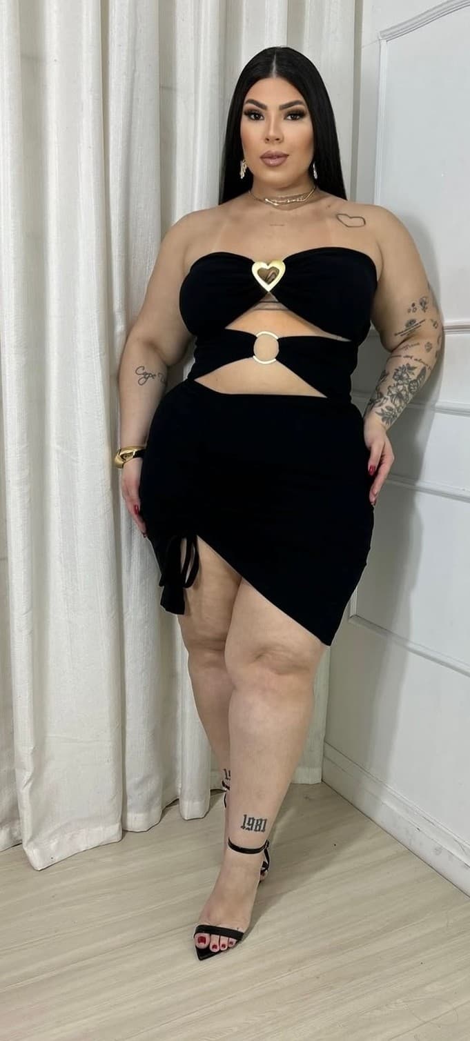 VESTIDO CURTO MALU — Preto