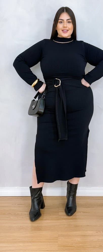 VESTIDO GABRIELA — Preto