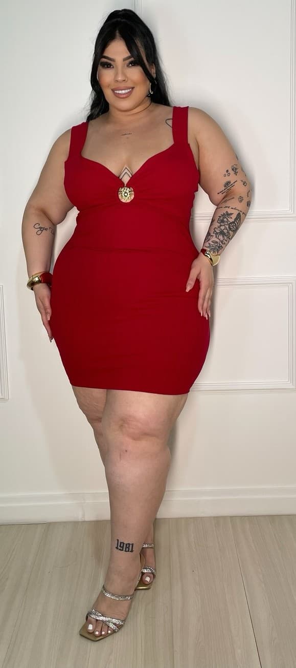 Vestido Michele — Vermelho / 46