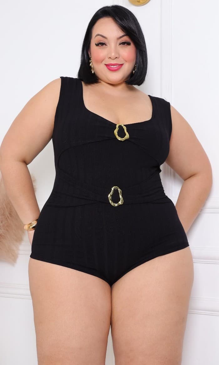BODY REGATA 2 FIVELA — Preto
