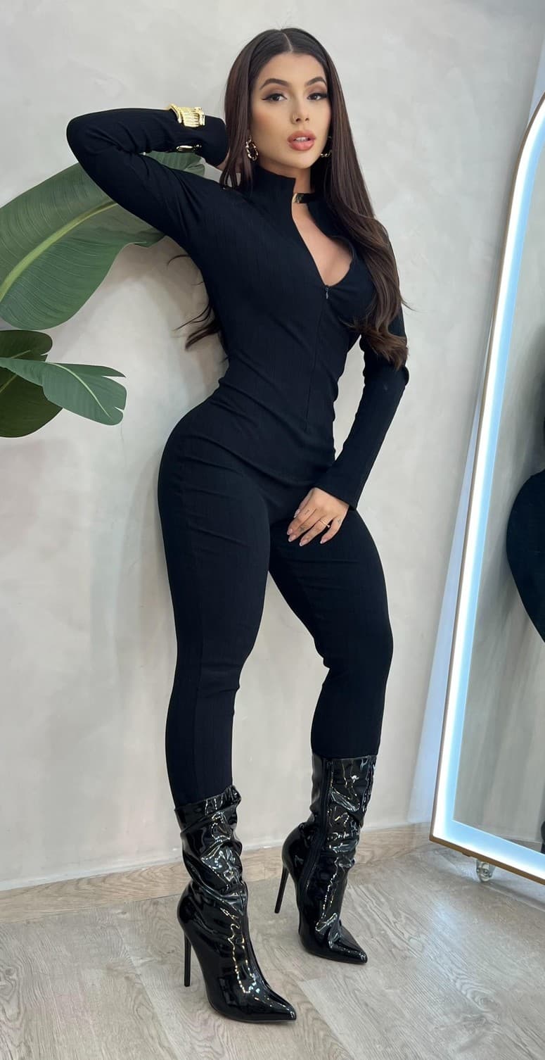 MACACÃO VIRGÍNIA — Preto