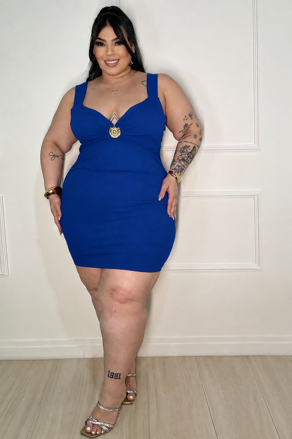 Vestido Michele — Azul / 46