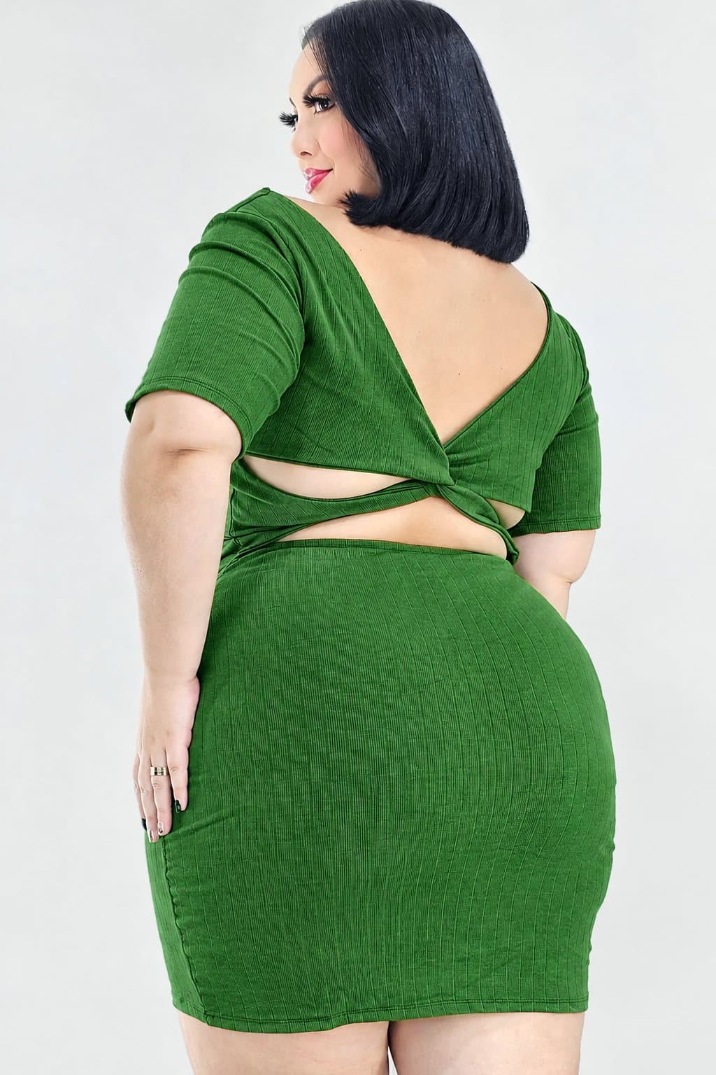Vestido Bárbara — Verde grama