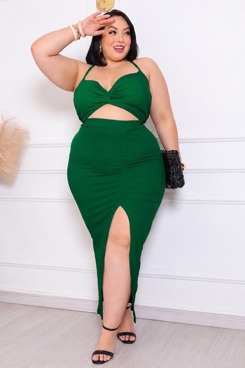Conjunto Paula — Verde bandeira