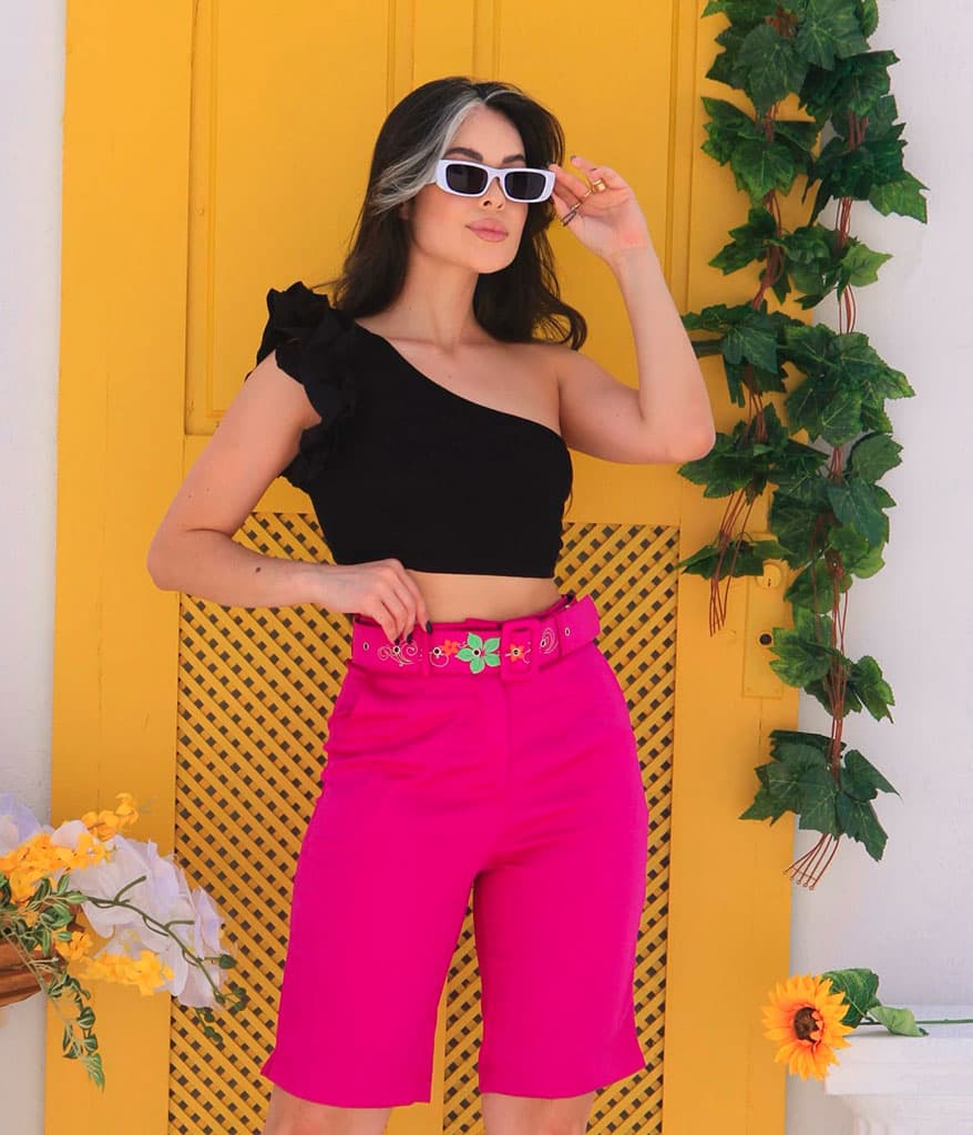 Short Bethania — FUCSIA / P