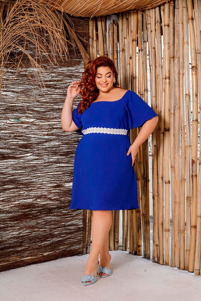 Vestido Rebeca PS — GG / AZUL