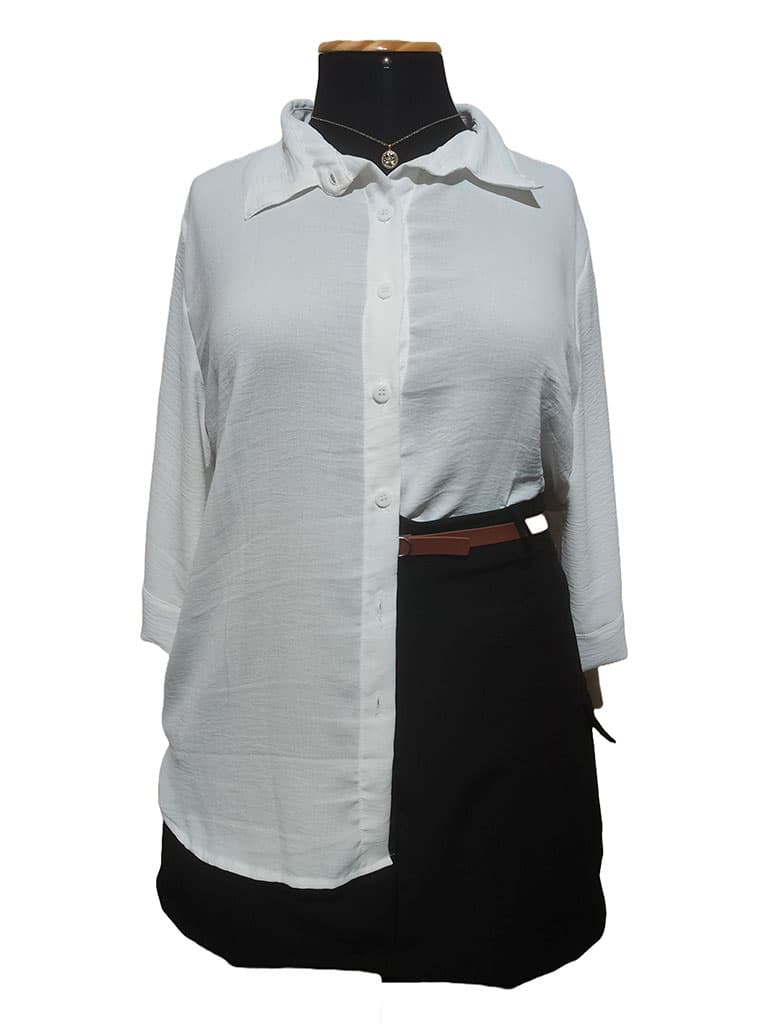 Camisa Argelia PS — G1 / BRANCO OFF