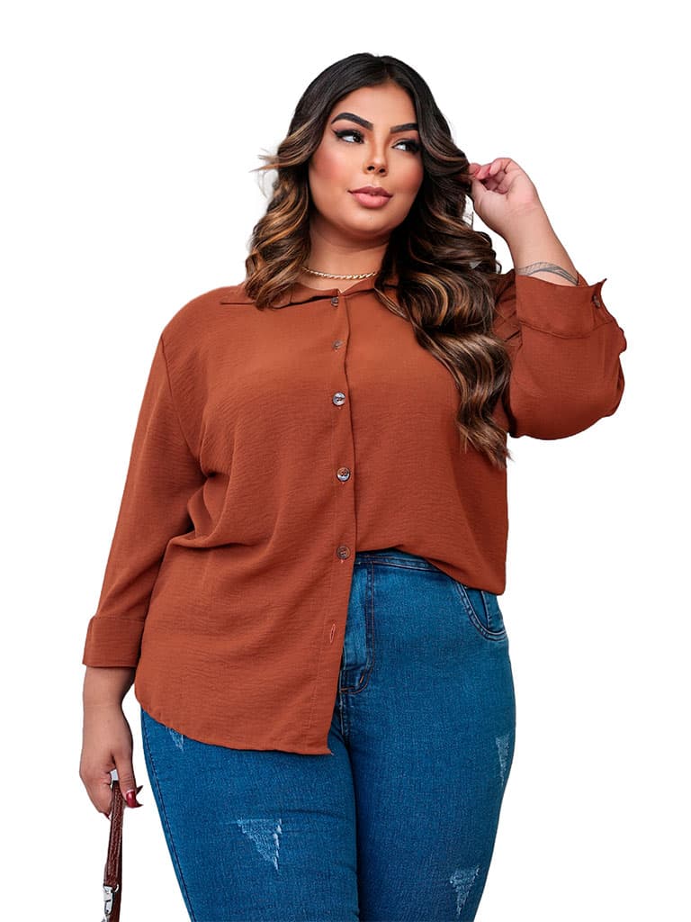 Camisa Argelia PS — G1 / MARRON