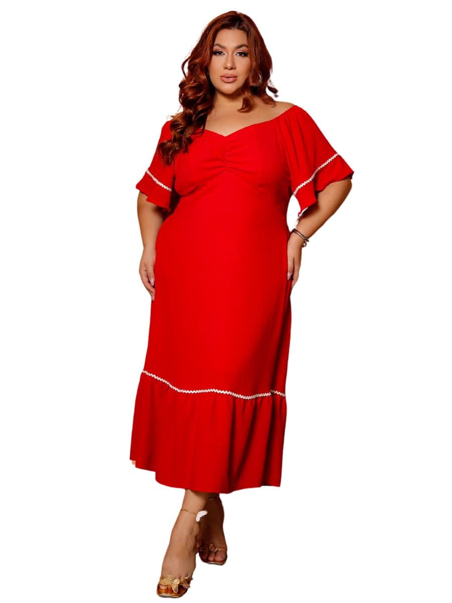 Vestido Eloa — VERMELHO / G3