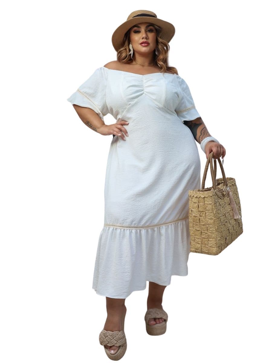 Vestido Eloa — BRANCO OFF / G1