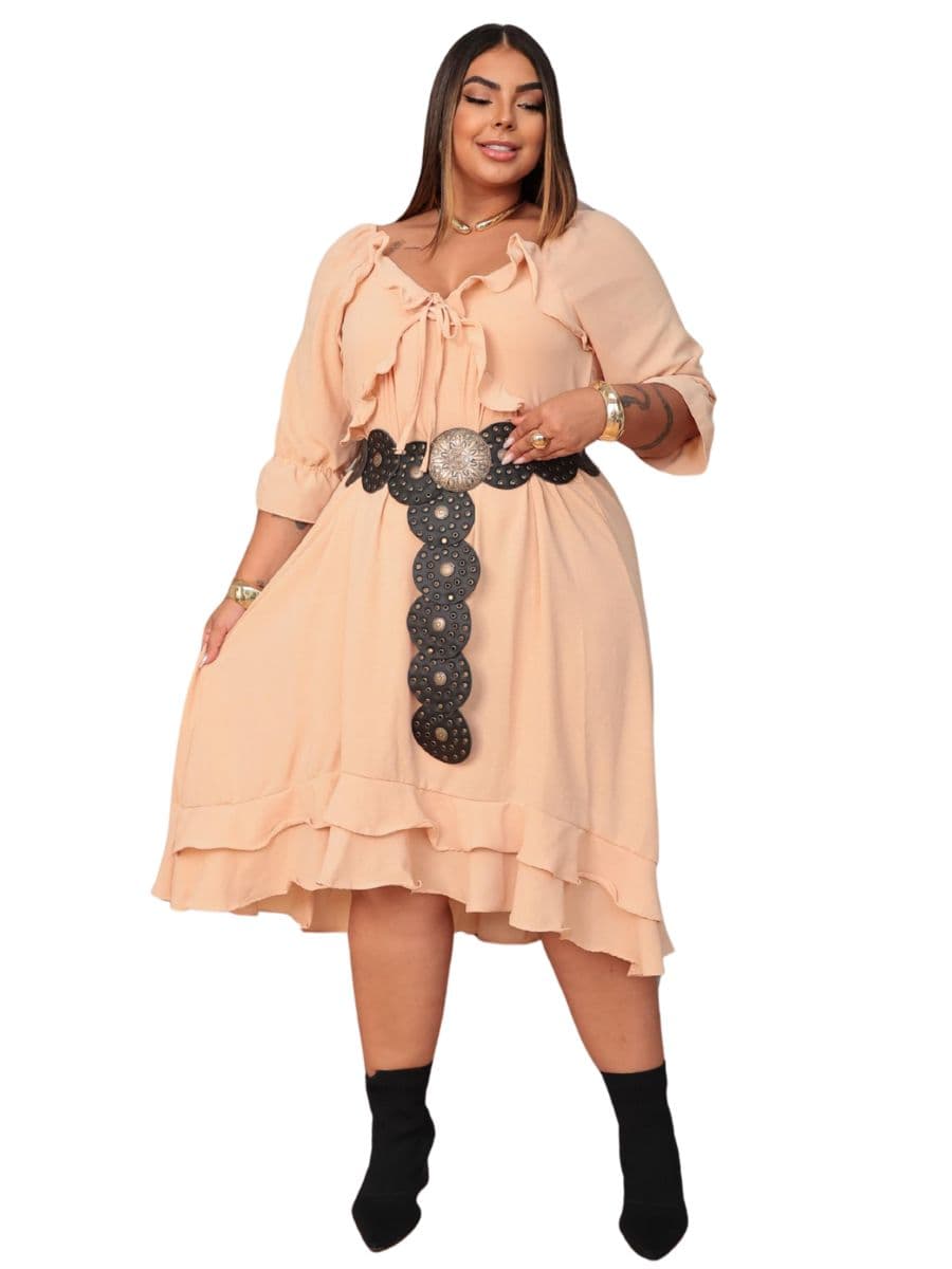 Vestido Bruna — BEGE / G1