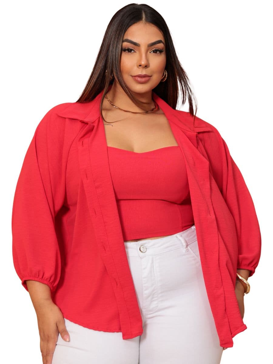 Camisa Rafaela — VERMELHO / G1