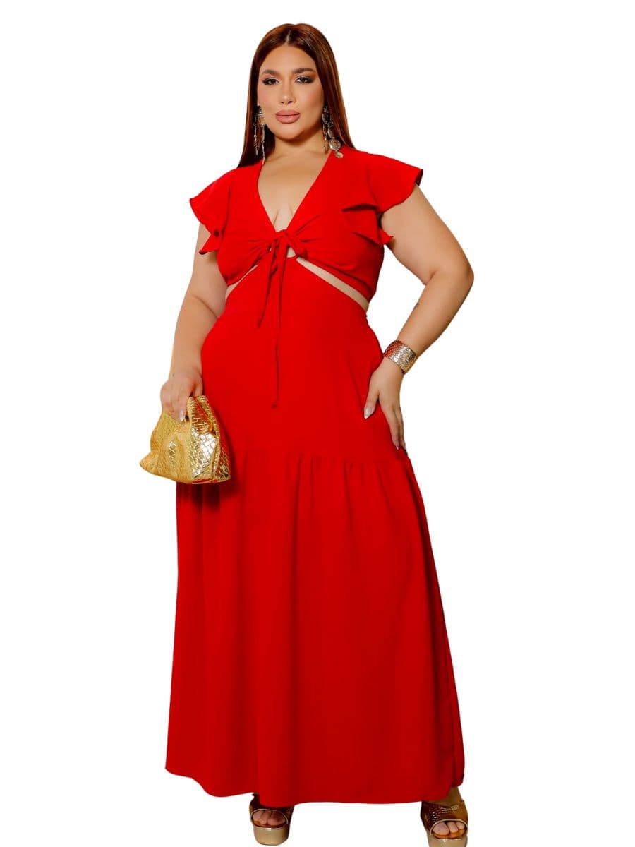 Vestido Belinda — VERMELHO / G1