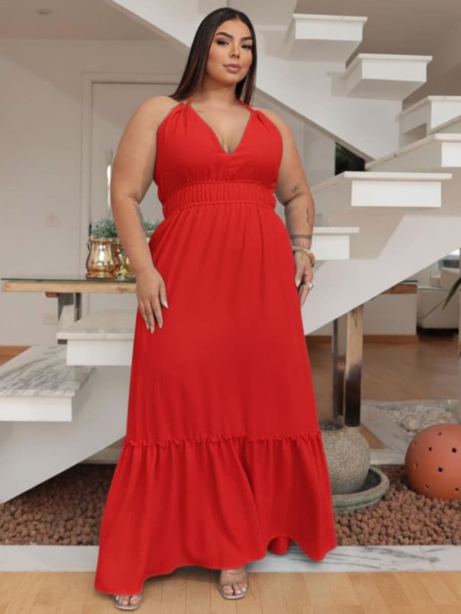 Vestido Valentina PS — VERMELHO / G2