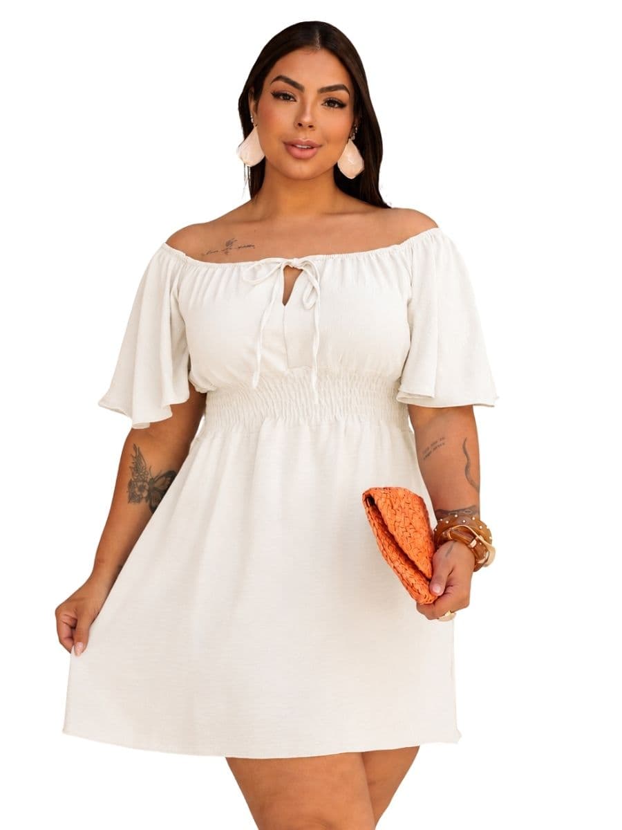 Vestido Tais — BRANCO OFF / G1