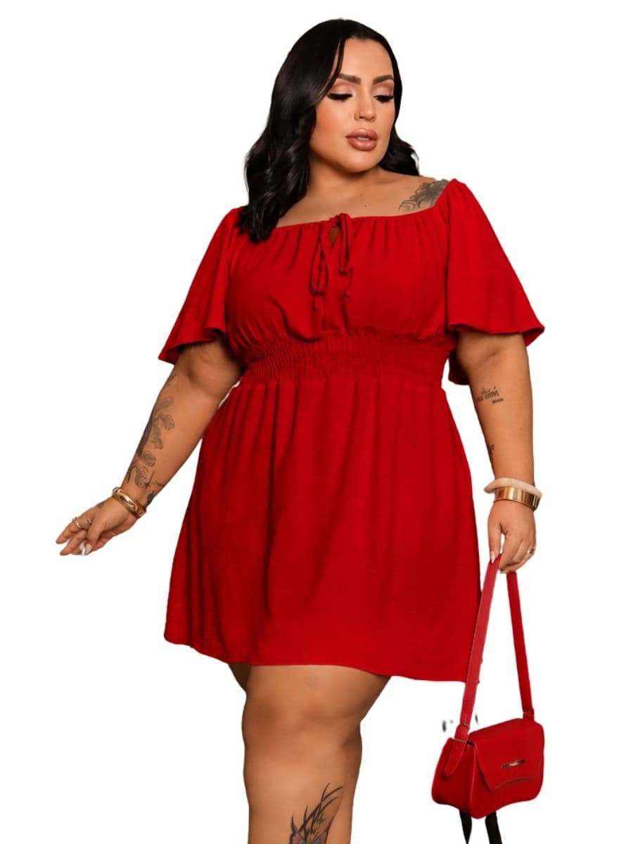 Vestido Tais — VERMELHO / G1