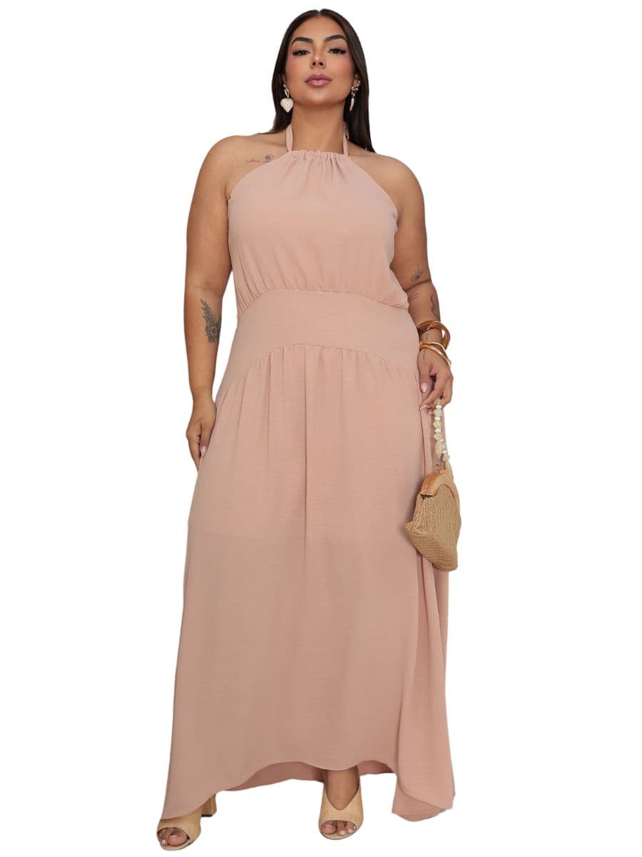 Vestido Aurora — BEGE / G1