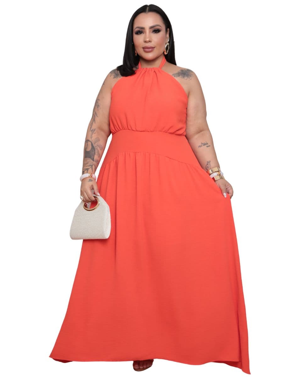 Vestido Aurora — LARANJA / G1