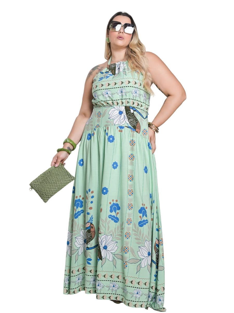 Vestido Aurora — EST VERDE MENTA / G1