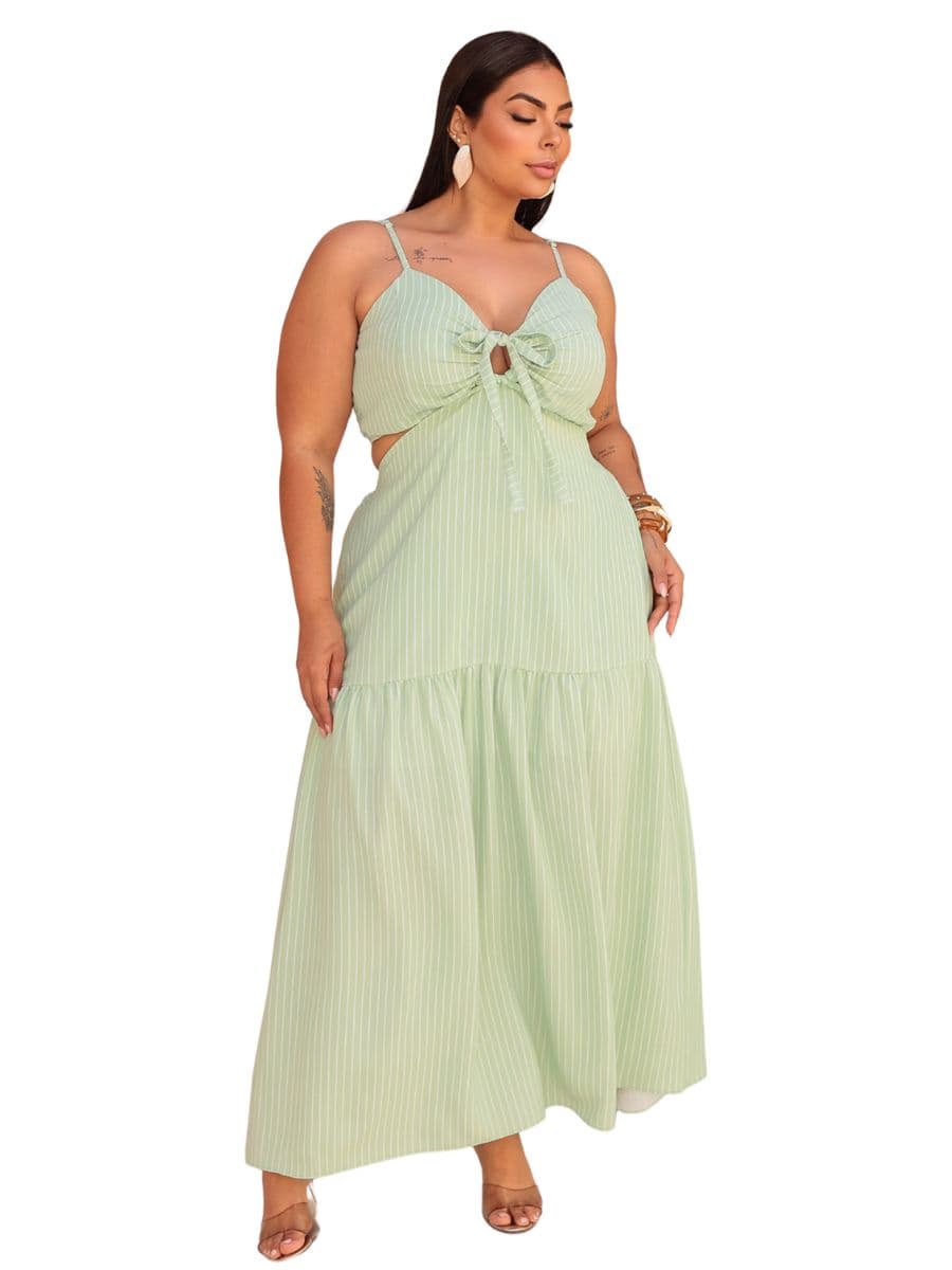 Vestido Bia — L-VERDE MENTA / G1