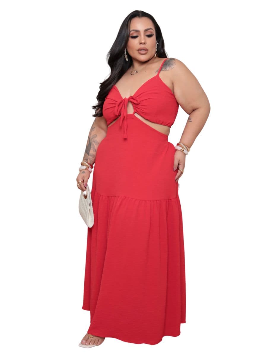 Vestido Bia — VERMELHO / G1