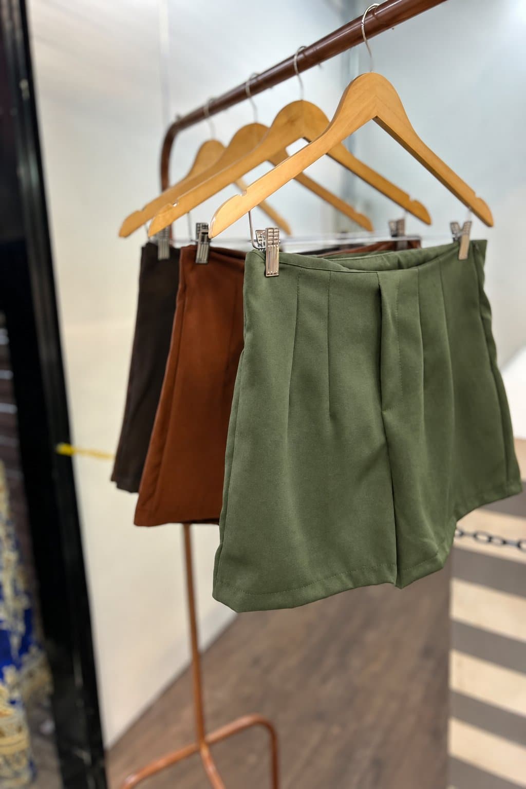 Shorts zara — Verde / M