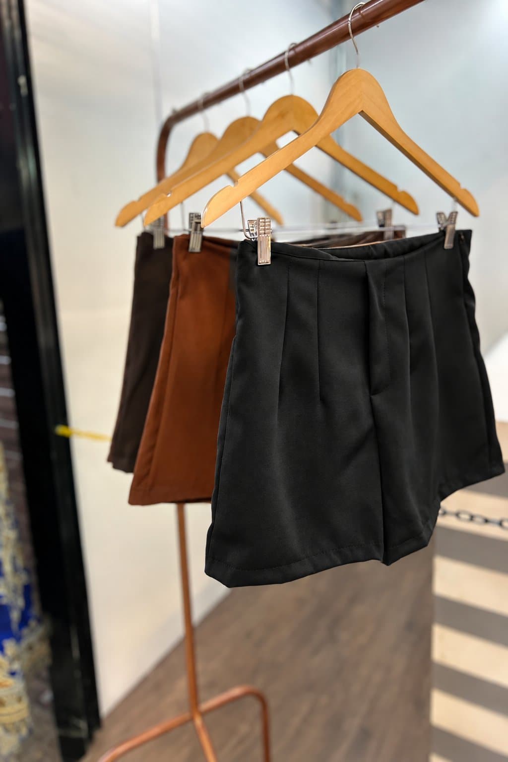 Shorts zara — Preto / M