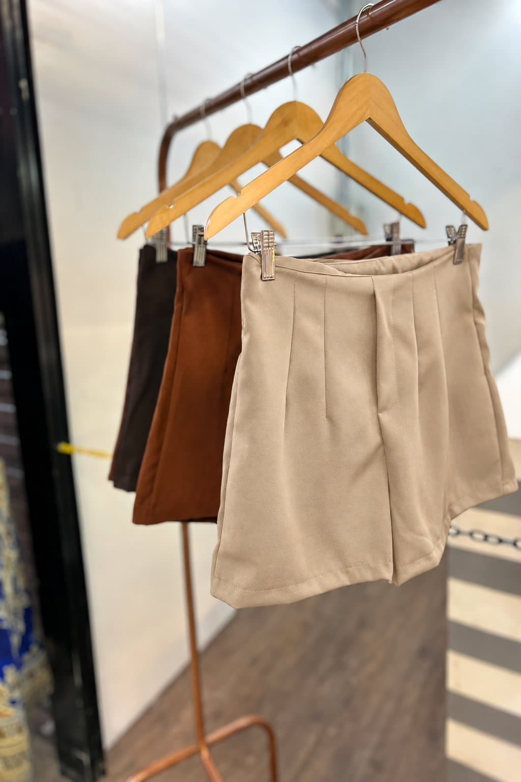Shorts zara — Bege / M