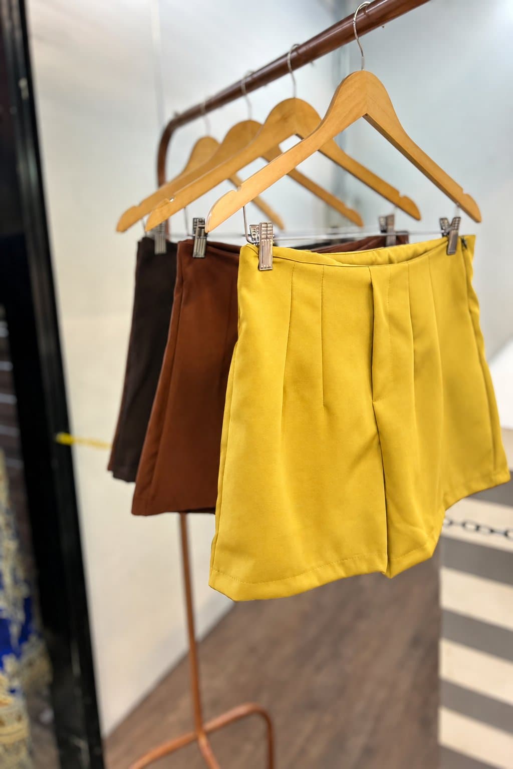 Shorts zara — Amarelo / M