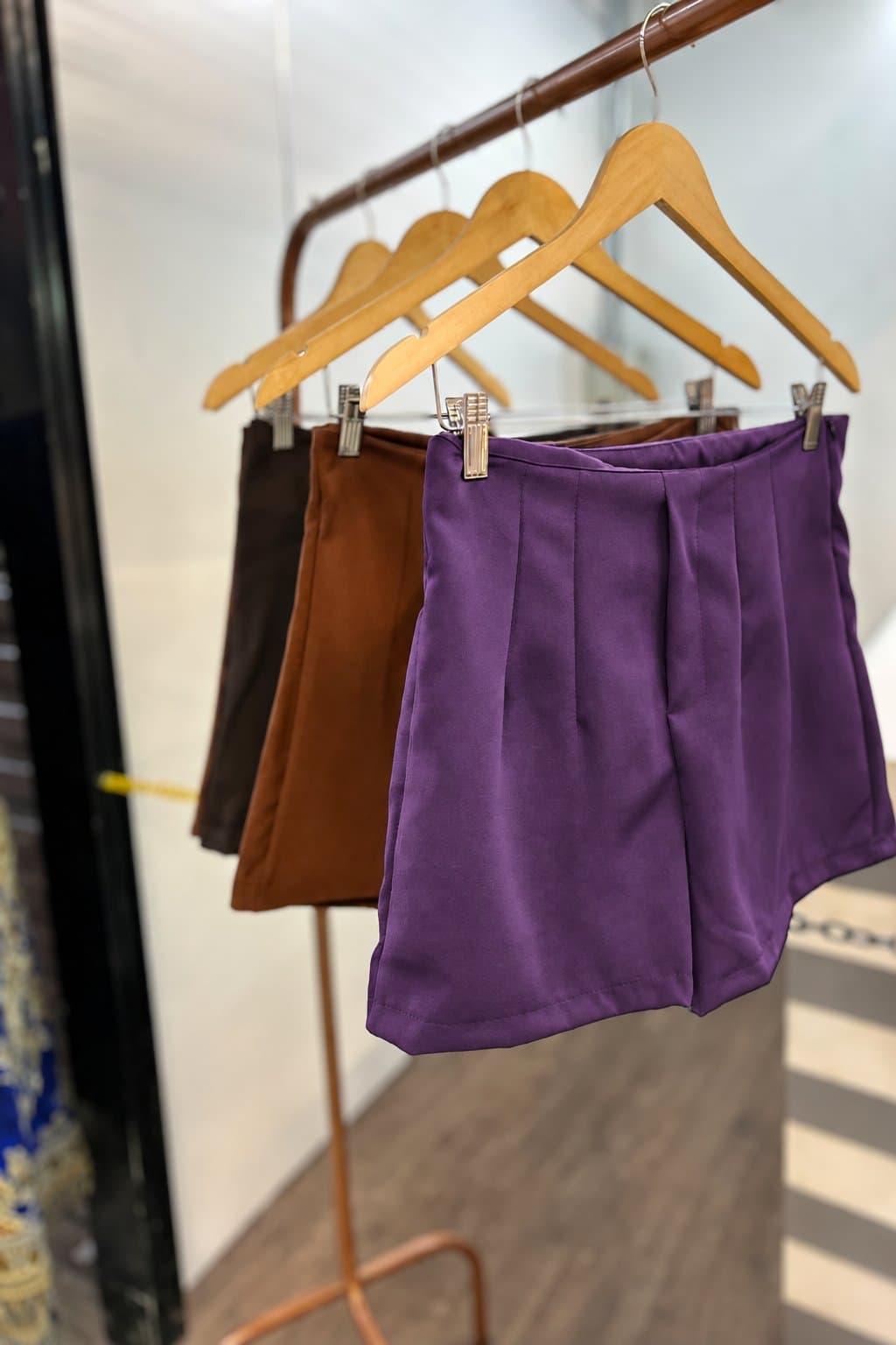 Shorts zara — Roxo / M